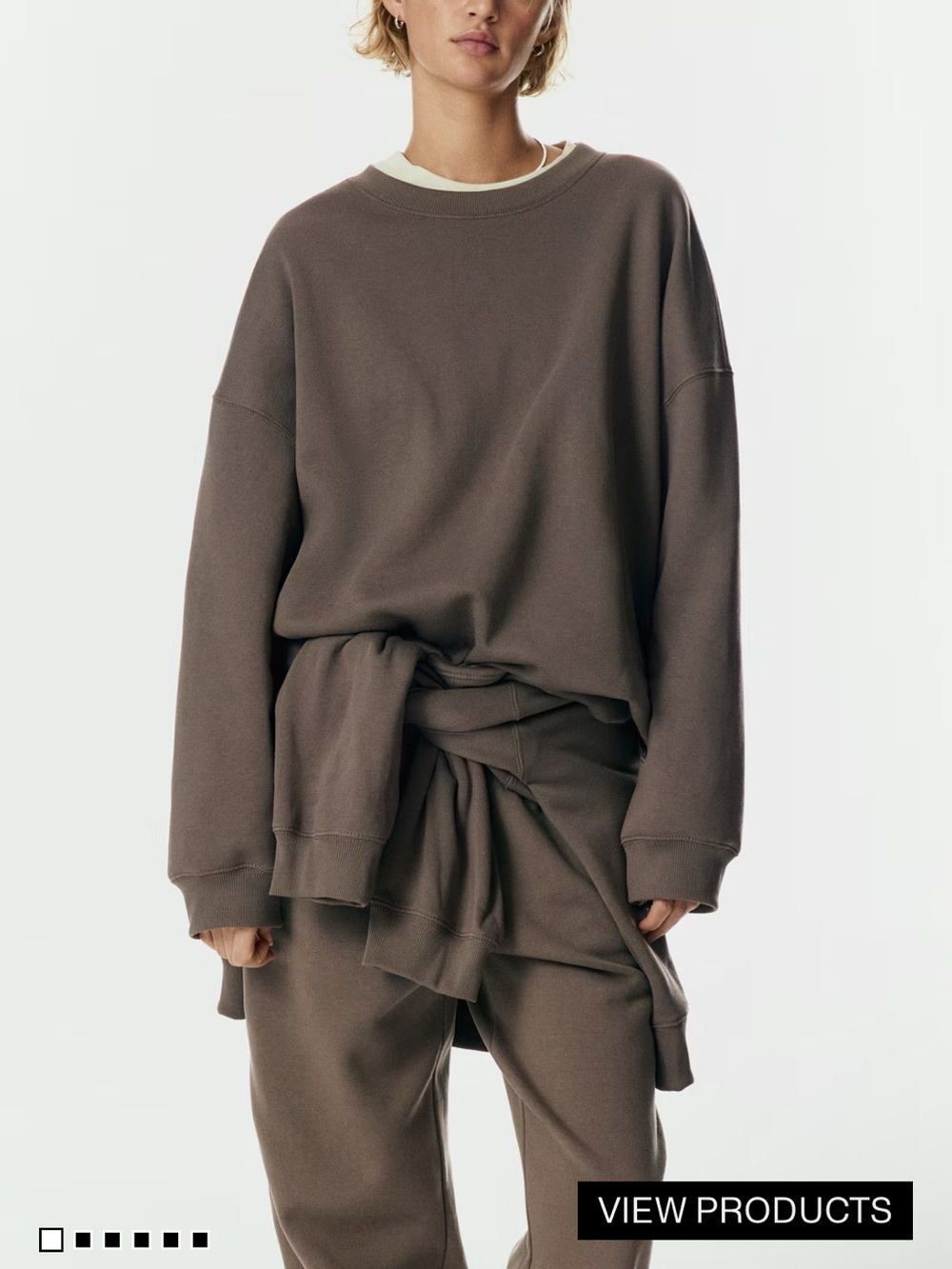 oversized sweatshirt